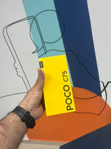 SMARTPHONE XIAOMI POCO C75 128GB/6GB / LACRADO / LOJA FÍSICA