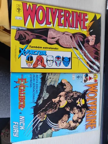 Gibi Wolverine n° 12 e 14. Em bom estado.
