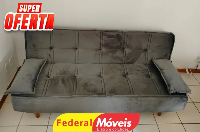 Sofá Cama em Oferta 1,88m Funcionalidade e Estilo - Entregamos