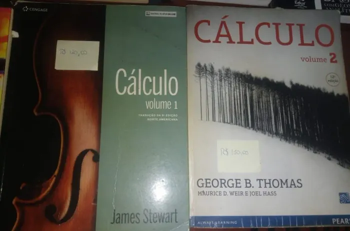 Livros de Cálculo - Volumes 1 e 2