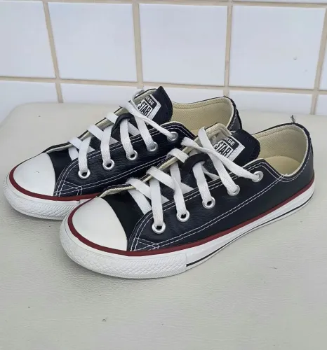 Tênis ALL Star Infantil Unissex Converse Chuck Taylor - Preto Tamanho: 30