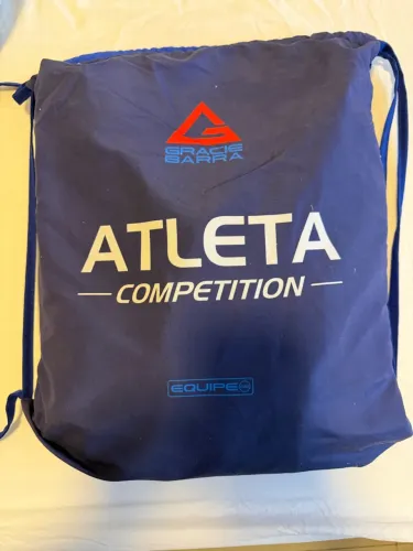 Kimono Gracie Barra Atleta V4 Azul A3 ? Pouquíssimo Uso