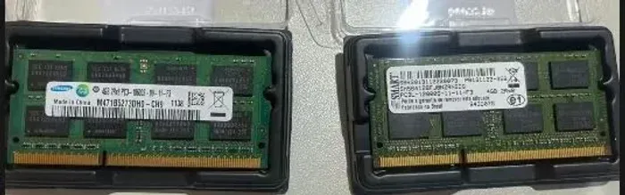 Vendo dois módulos de memória RAM de 4GB para notebook (SO-DIMM).