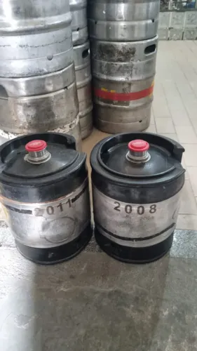 Barril de Chopp 20 litros alça quebrada 38CM Alt 32CM Diâmetro