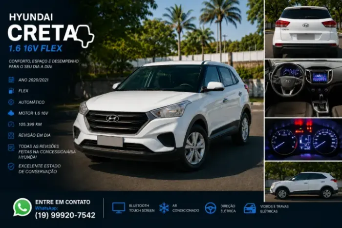 Hyundai Creta Attitude 1.6 16V Flex Aut. 2021