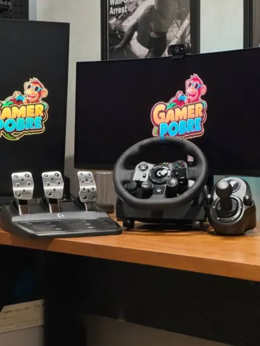 Logitech G923 Xbox - PC / Volante + Pedais + Cambio