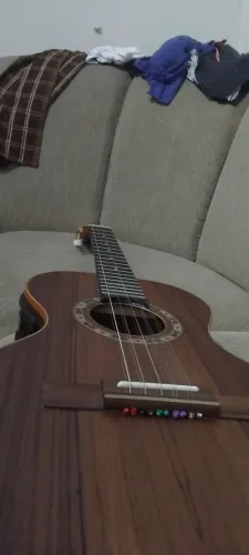 Viola rozini morena elétrica e acústica