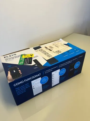 Fechadura digital Elsys Preta - Wi fi