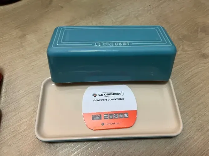 Manteigueira Signature 6in Turquoise - ORIGINAL Le Creuset