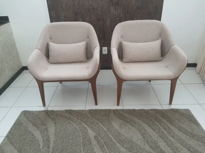 Poltronas de aproximação, kit de duas peças