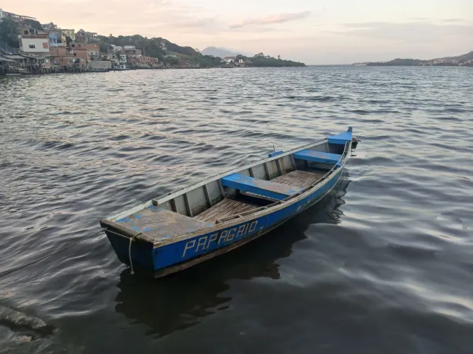 Barco de madeira