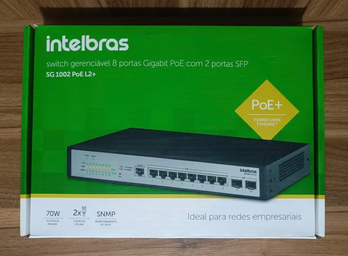 Switch gerenciável Intelbras