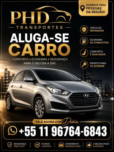 Carros para locação