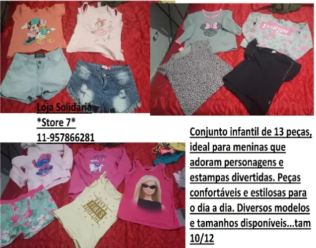Kits e peças super varia a partir de $20,00 vários modelos e tamanhos ....... há mais mo