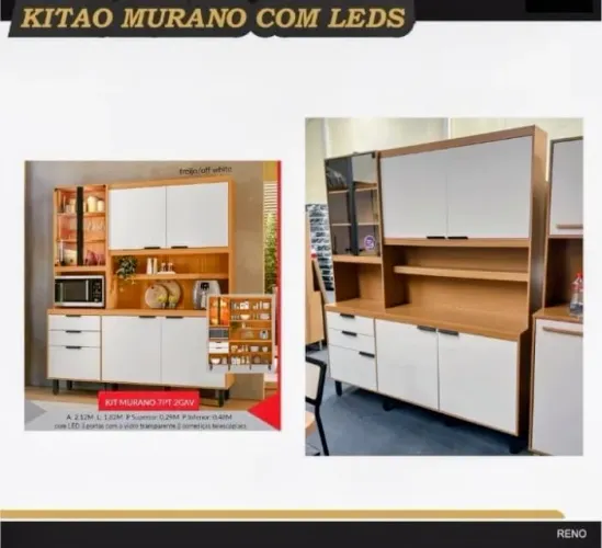 KITÃO MURANO COM LEDS 1,82m