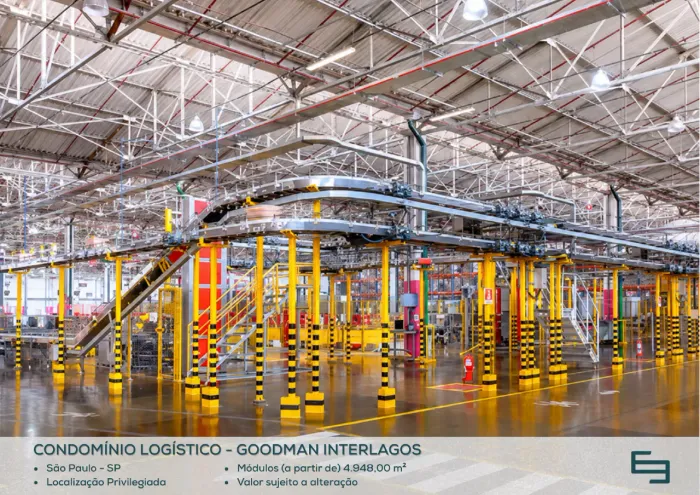 Galpão para alugar em São Paulo/SP com 4.948 m² em condomínio logístico
