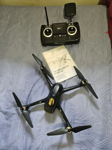 Drone Hubsan H501s Advanced 1080p GPS Preto Sem Baterias (usado)