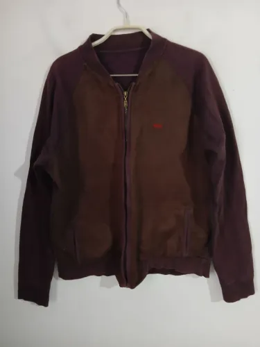 JAQUETA BOMBER PREMIUM PAINEL FRONTAL EM CAMURÇA LEGÍTIMA M