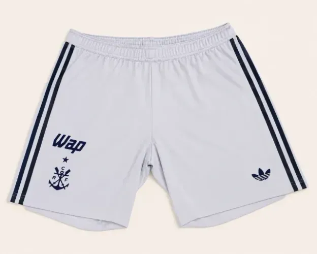 Short Flamengo Adidas Goleiro Cinza Raro