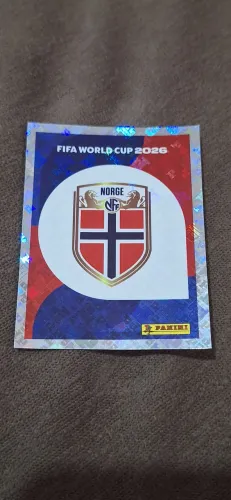 Figurinha Brilhante Escudo Noruega Álbum Copa 2026