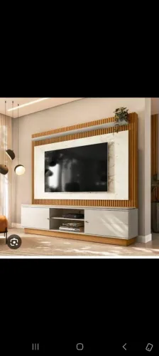 Painel Home para TV com luz de LED