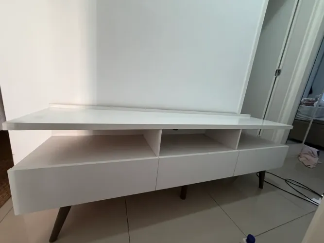 Rack para tv branco