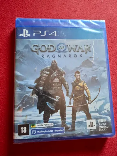 God of War Ragnarök PS4 - Novo e Lacrado (Com Upgrade para PS5)