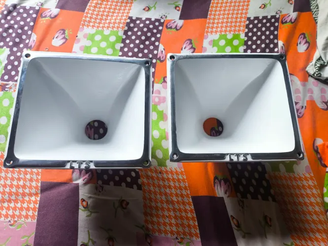 Kit 2 corneta Lts 20 22 boca trio jarrão lente quadrada