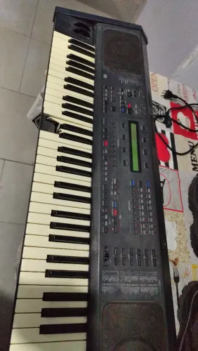 Teclado Arranjador Solton MS60 Italiano - Não Liga (Para Conserto)