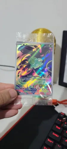 Cartinha rara do Bulbasaur (#133/132) em português