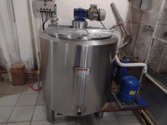 Pasteurizador e resfriador 2 em 1 com batedor