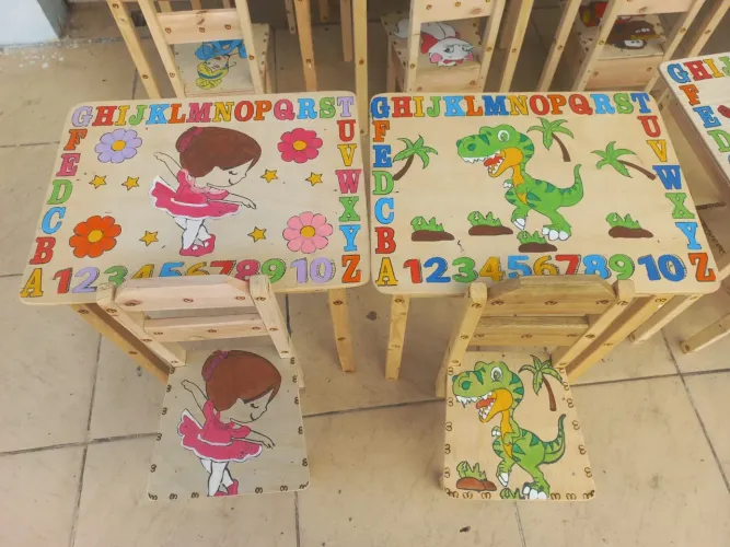 Mesa & Cadeira Personalizada Infantil