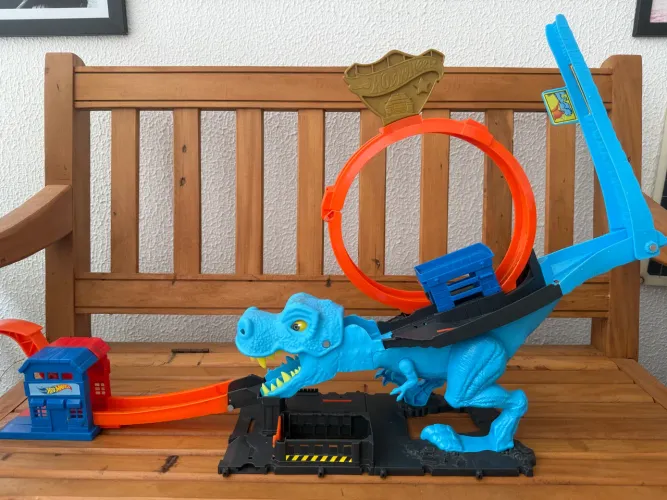 Pista Hot Wheels City - Mordida do T-rex - impecável 