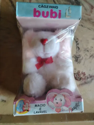 Cãozinho Bubi Maritel - Pelúcia Anos 90 Lacrada
