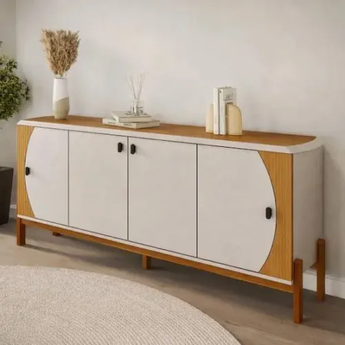 Buffet elefante c/ detalhes frisado selene candian novo a pronta entrega