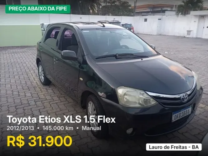 Toyota Etios XLS 1.5 Flex 16V 5P Mec. 2013