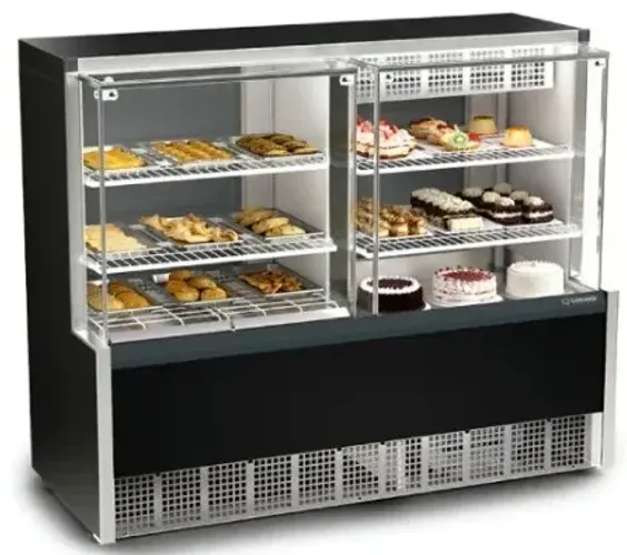 VITRINE REFRIGERADA 2 PORTAS GELOPAR 220V