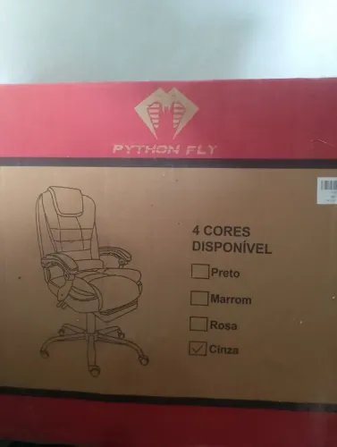 Cadeira de escritório presidente python fly