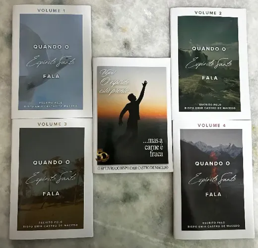 Kit Quando o Espirito Santo Fala 4 Volumes - Bispo Emir