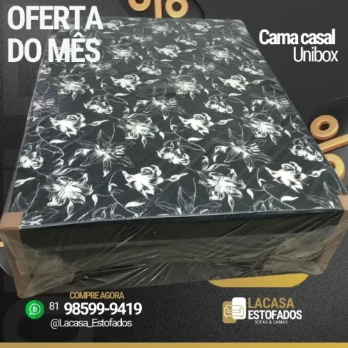 Cama Box Casal, Nova Lacrada entrega imediata.