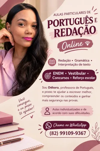 Aulas Particulares de Português e Redação