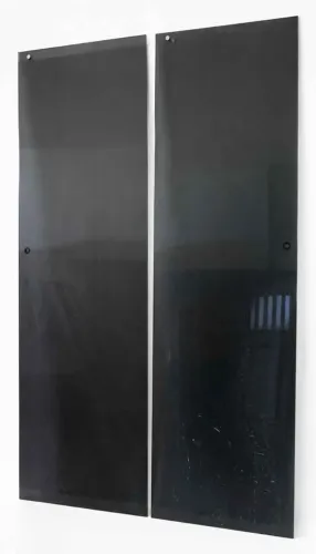 Vidros para Box de Banheiro cor caramelo Temperado - 1,88 m (55 cm + 50 cm)