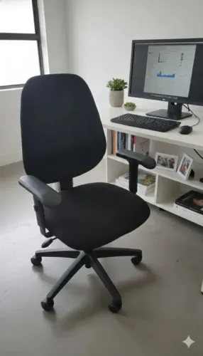 CAdeira Diretor escritorio com ajuste de inclinação braços regulaveis apenas R$350