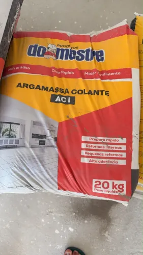Argamassas 20 pacotes