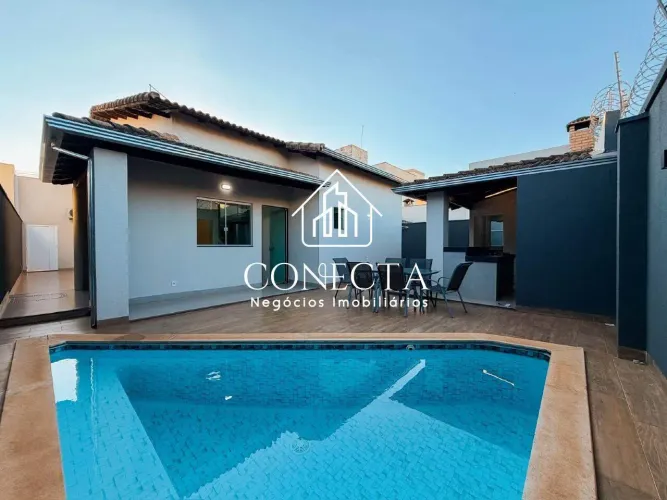 CASA EM CONDOMÍNIO COM 3 QUARTOS E MOBILIADA DISPONÍVEL PARA ALUGUEL NA ZONA SUL DE UBERLÂ