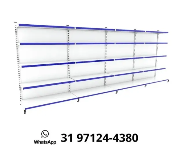 Gondola de Parede 5 Bandejas Polar Nova