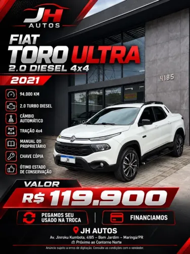Fiat Toro Ultra 2.0 16V 4X4 Diesel AUT 2021