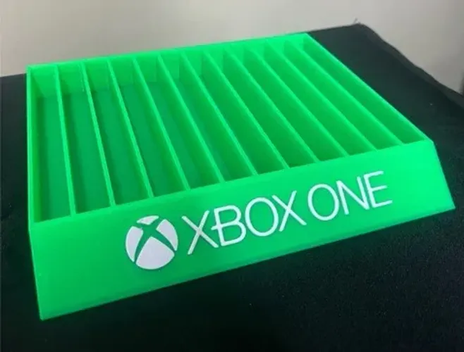 EXPOSITOR PARA 12 JOGOS XBOX ONE EM IMPRESSORA 3D
