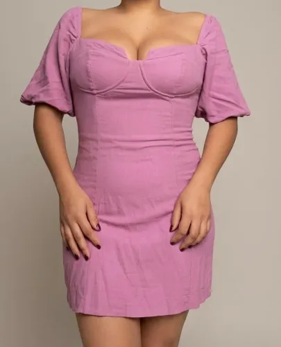 Vestido Latoya lilás