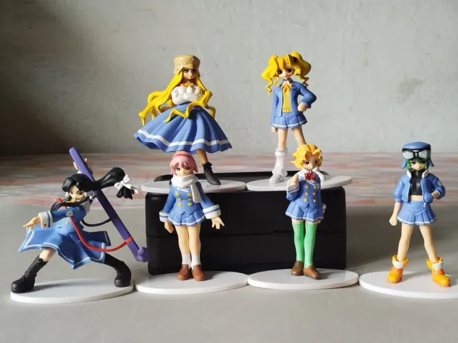 RARO - Kujibiki Unbalance  - Story Image Figure (Yamato) - 6 figuras 